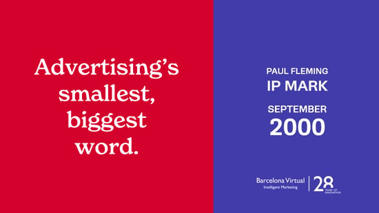 Advertisings Smallest Biggest Word - Paul Fleming - IP Mark - September 2000